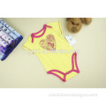 lastest design soft fabric custom bright yellow mysterious cat pattern infant clothing online